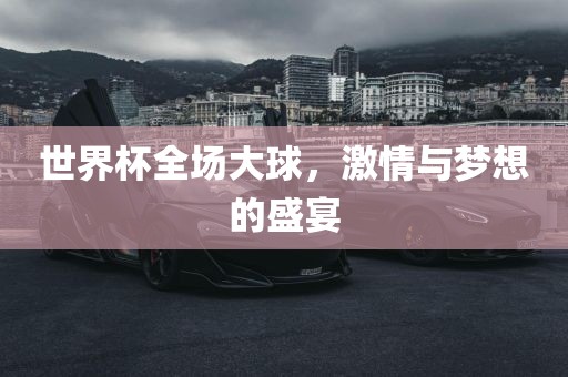 世界杯全场大球，激情与梦想的盛宴