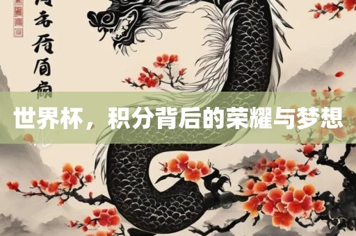 世界杯，积分背后的荣耀与梦想